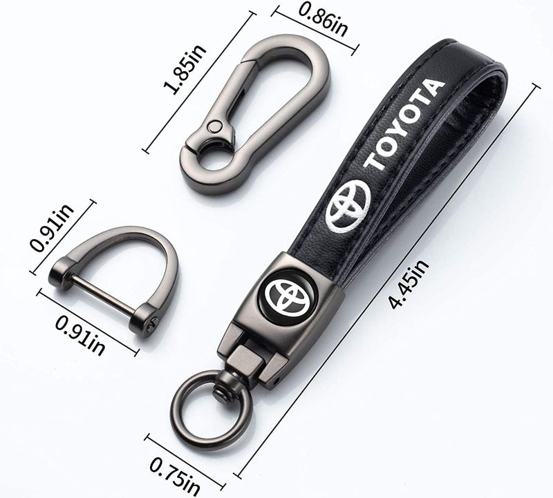 DSVI Leather Car Keychain Keyring for Baseball Fans, Car Key Fob Holder Keychain Lanyard for Baseball Fans - Image 3